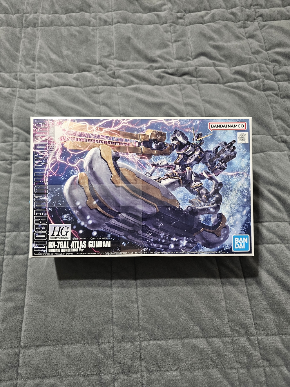 Bandai HG RX-78AL Atlas Gundam Model Kit - Blue & Gray